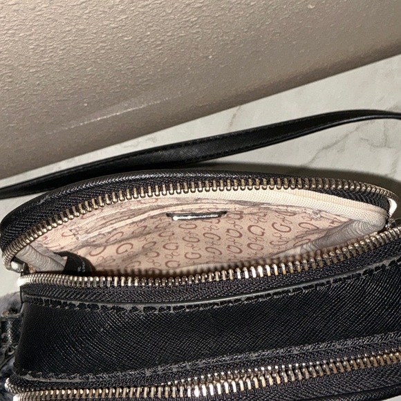 GUESS Charcoal Crossbody Bag with Pom Pom - Picture 8 of 10